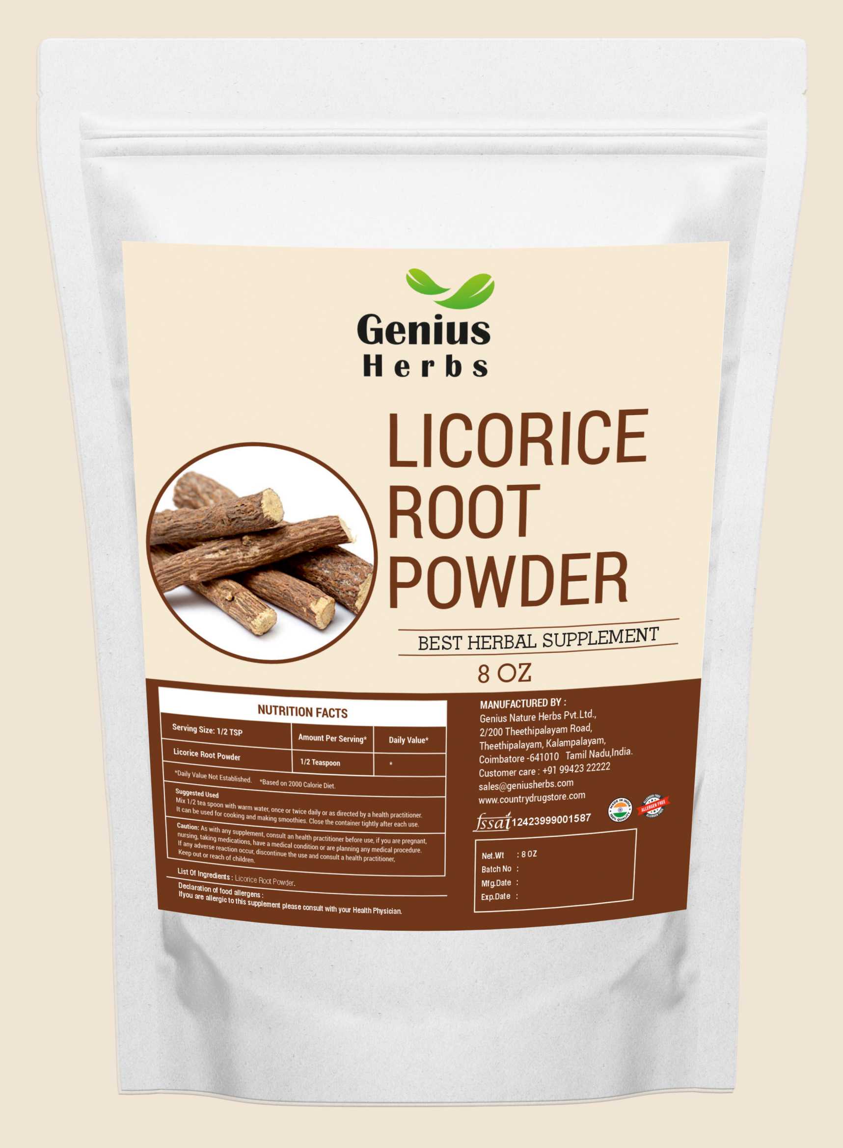 Licorice Powder Wholesale Manufacturer & Supplier in India